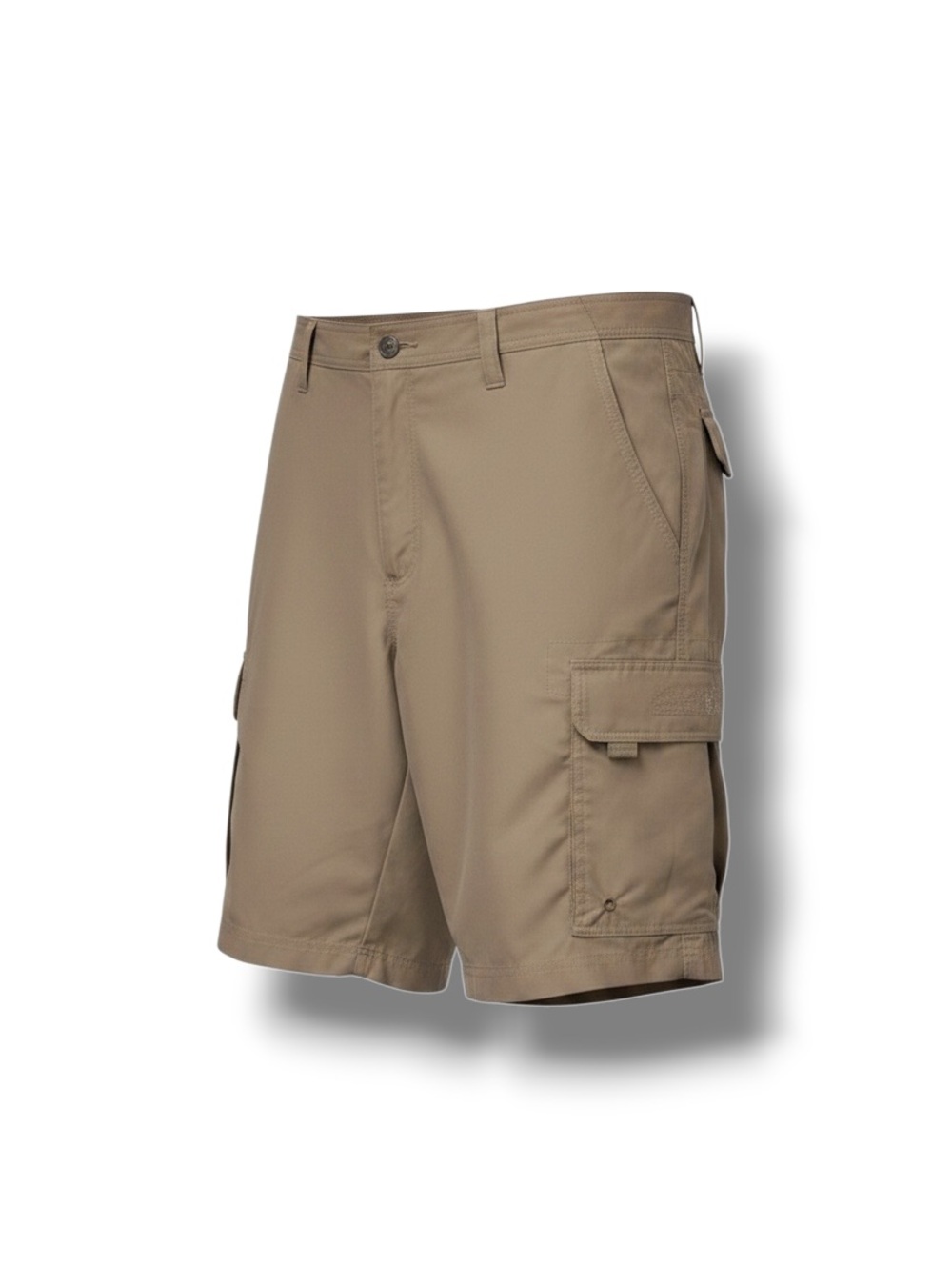 Magellan Sportswear Mens 10” Round Rock Cargo Shorts Outdoors Fishing Khaki 38